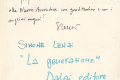 "La generazione" di Simone Lenzi